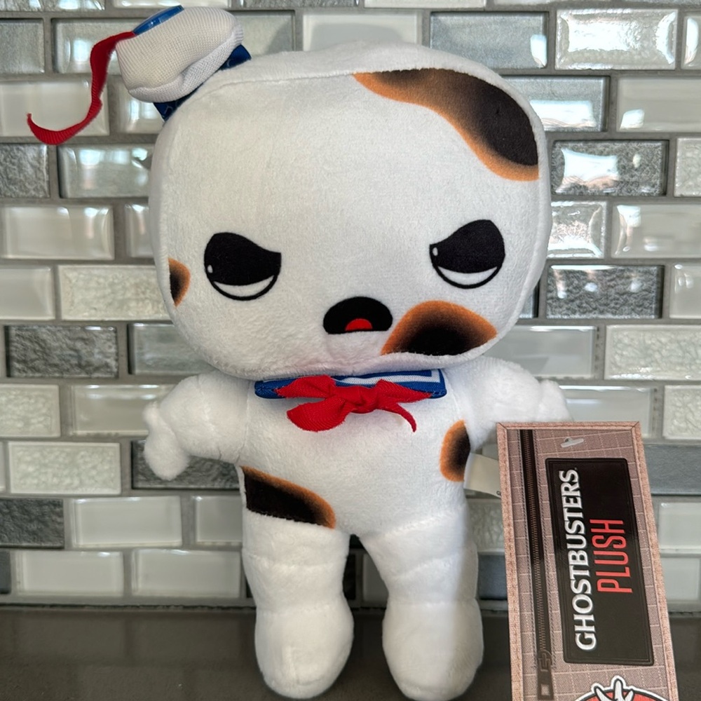 GHOSTBUSTERS Toasted Stay Puft Marshmallow Man Plush Doll Figure 10” / BRAND NEW